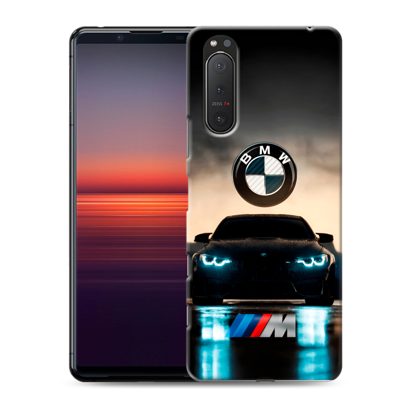 Силиконовый противоударный чехол на Sony Xperia 5 II с принтом БМВ BMW Силиконовый противоударный чехол на Sony Xperia 5 II с принтом БМВ BMW