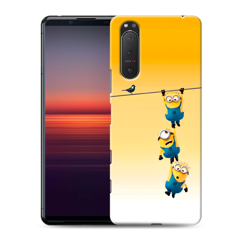Силиконовый чехол на Sony Xperia 5 II с принтом Миньоны Силиконовый чехол на Sony Xperia 5 II с принтом Миньоны