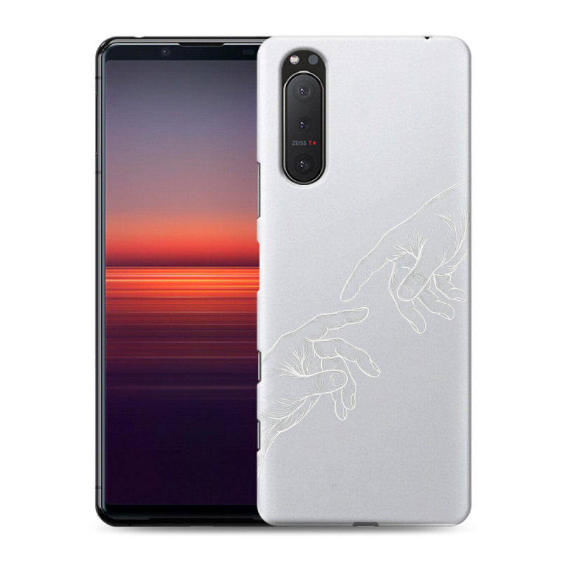 Силиконовый чехол на Sony Xperia 5 II с принтом Сотворение мира Силиконовый чехол на Sony Xperia 5 II с принтом Сотворение мира