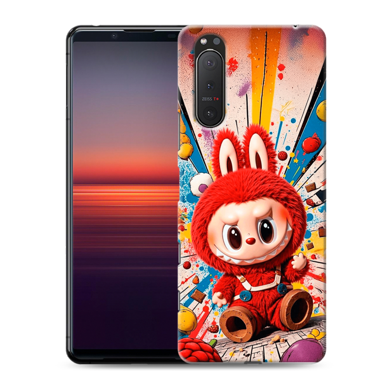 Силиконовый чехол на Sony Xperia 5 II с принтом Labubu Лабубу Силиконовый чехол на Sony Xperia 5 II с принтом Labubu Лабубу