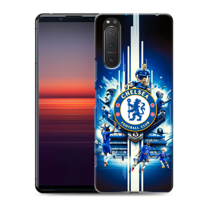 Пластиковый чехол на Sony Xperia 5 II с принтом Chelsea Челси Пластиковый чехол на Sony Xperia 5 II с принтом Chelsea Челси