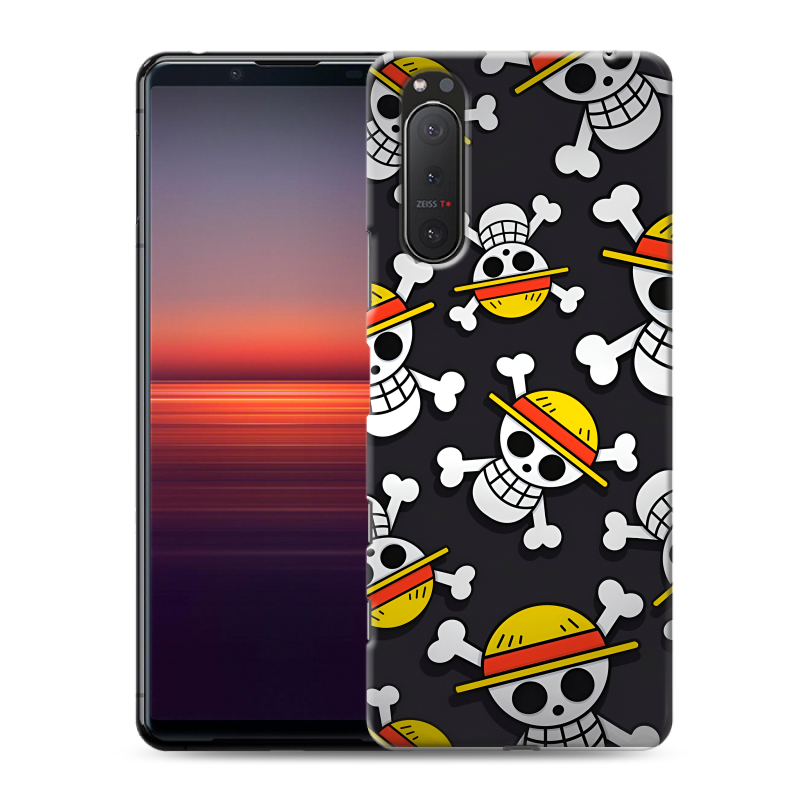 Силиконовый противоударный чехол на Sony Xperia 5 II с принтом One Piece Ван Пис Силиконовый противоударный чехол на Sony Xperia 5 II с принтом One Piece Ван Пис