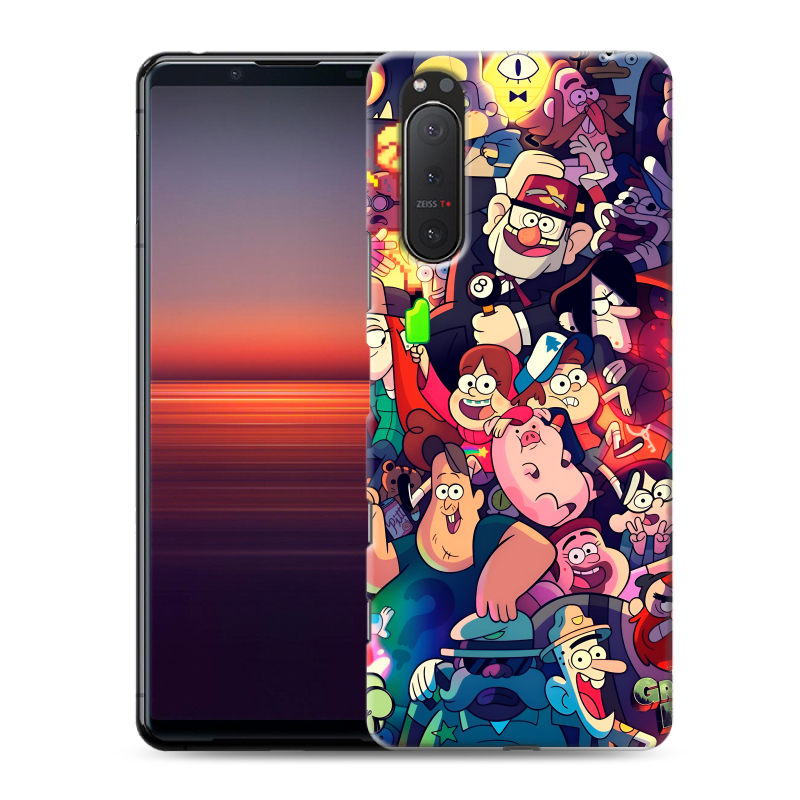 Силиконовый чехол на Sony Xperia 5 II с принтом Gravity Falls Гравити Фолз Силиконовый чехол на Sony Xperia 5 II с принтом Gravity Falls Гравити Фолз