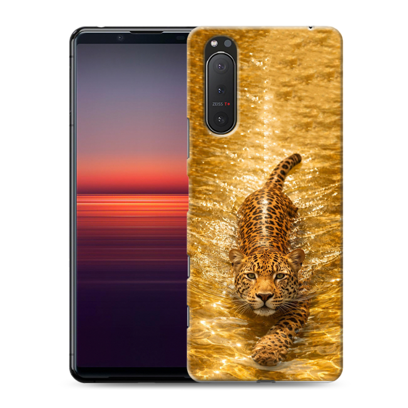 Силиконовый противоударный чехол на Sony Xperia 5 II с принтом женский Силиконовый противоударный чехол на Sony Xperia 5 II с принтом женский