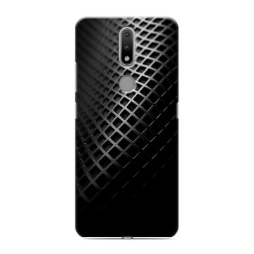 Силиконовый чехол на Nokia 2.4 с принтом Текстура металла