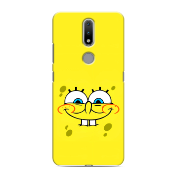 Силиконовый чехол на Nokia 2.4 с принтом спанчбоб спанч боб Силиконовый чехол на Nokia 2.4 с принтом спанчбоб спанч боб
