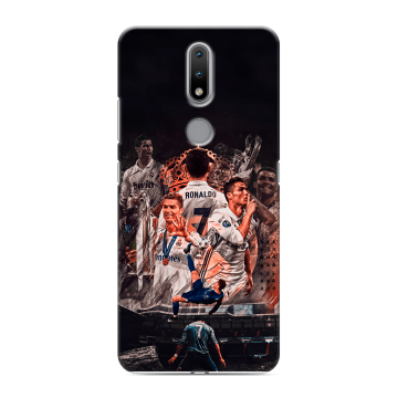 Силиконовый чехол на Nokia 2.4 с принтом Реал Роналдо Real Ronaldo Силиконовый чехол на Nokia 2.4 с принтом Реал Роналдо Real Ronaldo