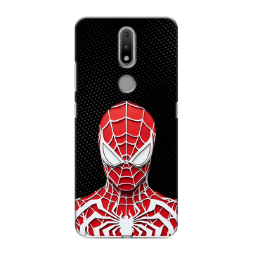 Силиконовый чехол на Nokia 2.4 с принтом человек паук spiderman Силиконовый чехол на Nokia 2.4 с принтом человек паук spiderman