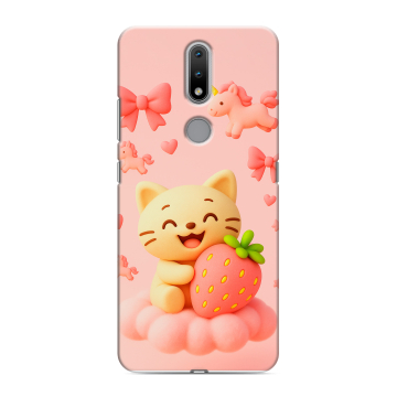 Силиконовый чехол на Nokia 2.4 с принтом для девочек Силиконовый чехол на Nokia 2.4 с принтом для девочек