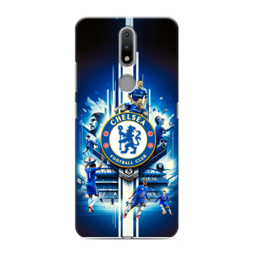 Силиконовый чехол на Nokia 2.4 с принтом Chelsea Челси