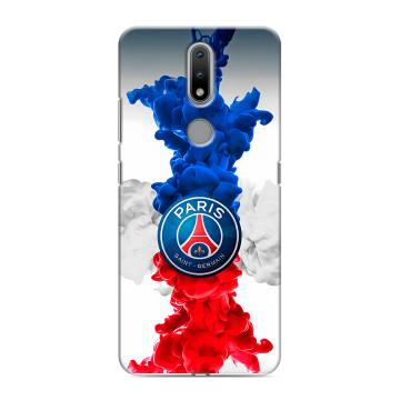 Силиконовый чехол на Nokia 2.4 с принтом PSG ПСЖ