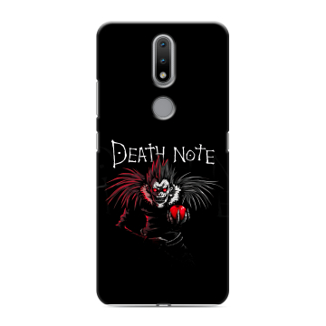 Силиконовый чехол на Nokia 2.4 с принтом Death note Тетрадь смерти Силиконовый чехол на Nokia 2.4 с принтом Death note Тетрадь смерти