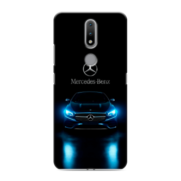 Силиконовый чехол на Nokia 2.4 с принтом Mercedes Мерседес Силиконовый чехол на Nokia 2.4 с принтом Mercedes Мерседес