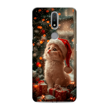 Силиконовый чехол на Nokia 2.4 с принтом Новый год