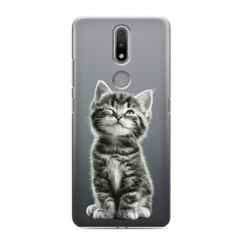 Силиконовый чехол на Nokia 2.4 с принтом Котенок Силиконовый чехол на Nokia 2.4 с принтом Котенок