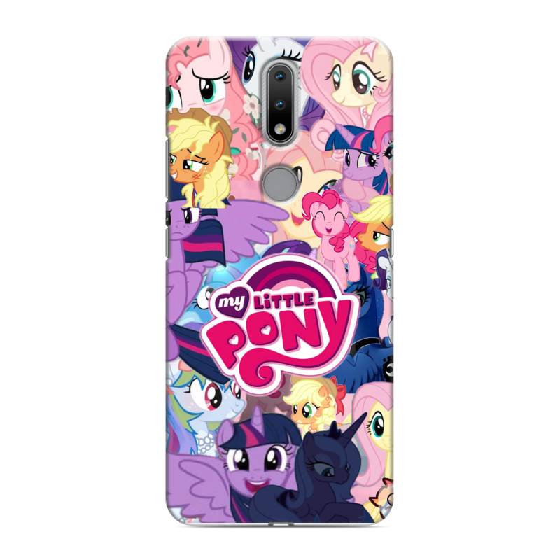 Силиконовый чехол на Nokia 2.4 с принтом My little pony Дружба чудо Силиконовый чехол на Nokia 2.4 с принтом My little pony Дружба чудо