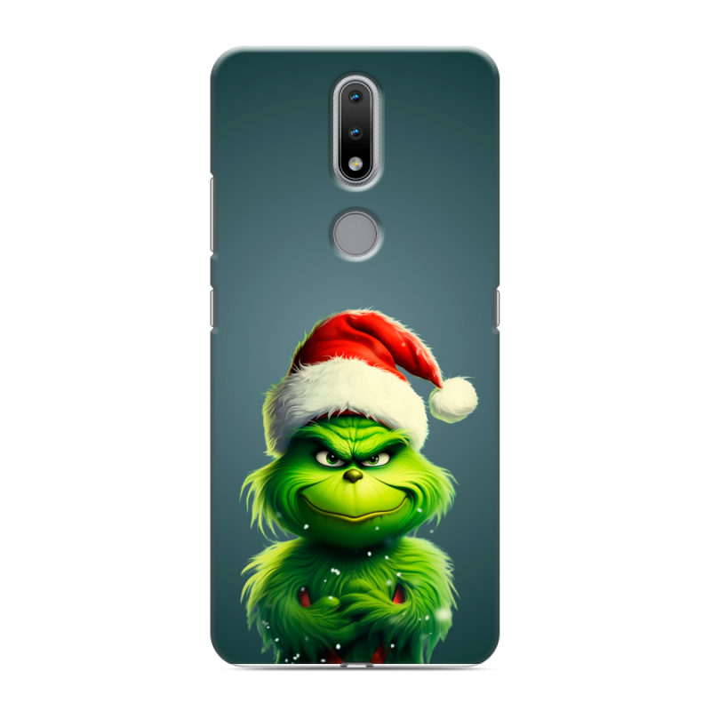 Силиконовый противоударный чехол на Nokia 2.4 с принтом Новый год Силиконовый противоударный чехол на Nokia 2.4 с принтом Новый год