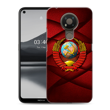 Силиконовый чехол на Nokia 3.4 с принтом Герб СССР Силиконовый чехол на Nokia 3.4 с принтом Герб СССР