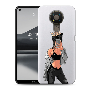 Силиконовый чехол на Nokia 3.4 с принтом Женские принты Силиконовый чехол на Nokia 3.4 с принтом Женские принты