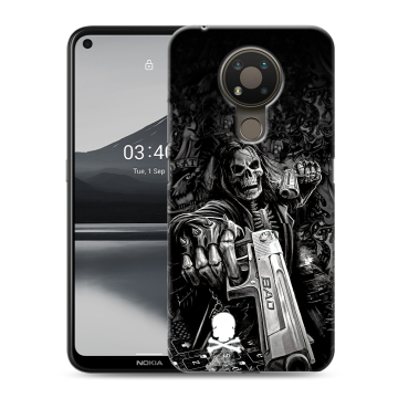 Силиконовый чехол на Nokia 3.4 с принтом Скелет Силиконовый чехол на Nokia 3.4 с принтом Скелет