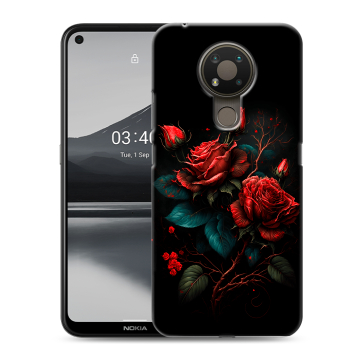 Силиконовый чехол на Nokia 3.4 с принтом Розы красные