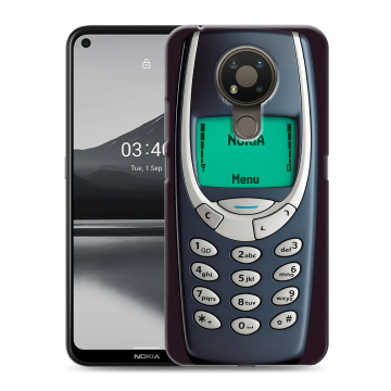 Силиконовый чехол на Nokia 3.4 с принтом Старый телефон Силиконовый чехол на Nokia 3.4 с принтом Старый телефон