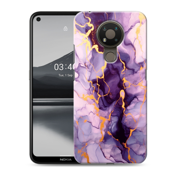 Силиконовый чехол на Nokia 3.4 с принтом Мрамор Силиконовый чехол на Nokia 3.4 с принтом Мрамор