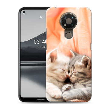 Силиконовый чехол на Nokia 3.4 с принтом Котята Силиконовый чехол на Nokia 3.4 с принтом Котята