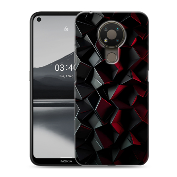 Силиконовый чехол на Nokia 3.4 с принтом Абстракция