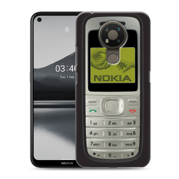 Силиконовый чехол на Nokia 3.4 с принтом Ретро Нокия