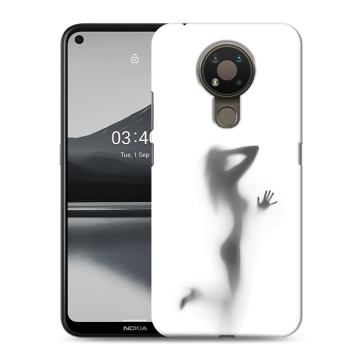 Силиконовый чехол на Nokia 3.4 с принтом Силуэт