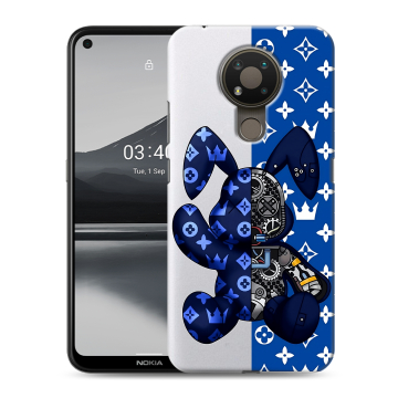Силиконовый чехол на Nokia 3.4 с принтом Луи робот Силиконовый чехол на Nokia 3.4 с принтом Луи робот
