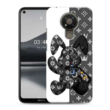 Силиконовый чехол на Nokia 3.4 с принтом Луи робот Силиконовый чехол на Nokia 3.4 с принтом Луи робот
