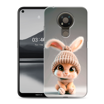 Силиконовый чехол на Nokia 3.4 с принтом Кролик Силиконовый чехол на Nokia 3.4 с принтом Кролик