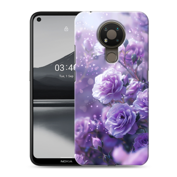 Силиконовый чехол на Nokia 3.4 с принтом Розы цветы Силиконовый чехол на Nokia 3.4 с принтом Розы цветы