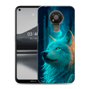 Силиконовый чехол на Nokia 3.4 с принтом бабочки саккура Силиконовый чехол на Nokia 3.4 с принтом бабочки саккура