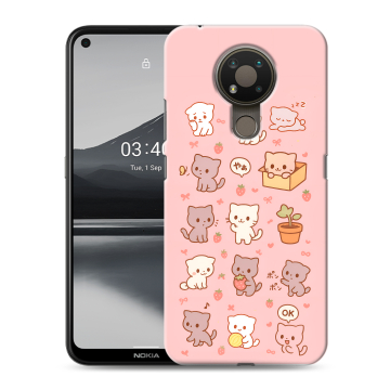 Силиконовый чехол на Nokia 3.4 с принтом Hello Kitty Хелоу Кити Силиконовый чехол на Nokia 3.4 с принтом Hello Kitty Хелоу Кити