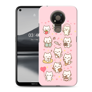 Силиконовый чехол на Nokia 3.4 с принтом Hello Kitty Хелоу Кити Силиконовый чехол на Nokia 3.4 с принтом Hello Kitty Хелоу Кити