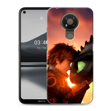Силиконовый чехол на Nokia 3.4 с принтом Как приручить дракона Силиконовый чехол на Nokia 3.4 с принтом Как приручить дракона