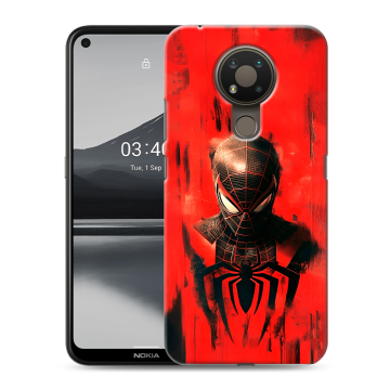 Силиконовый чехол на Nokia 3.4 с принтом человек паук spiderman Силиконовый чехол на Nokia 3.4 с принтом человек паук spiderman