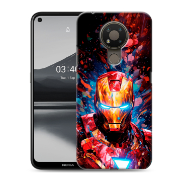 Силиконовый чехол на Nokia 3.4 с принтом Железный человек Ironman Силиконовый чехол на Nokia 3.4 с принтом Железный человек Ironman