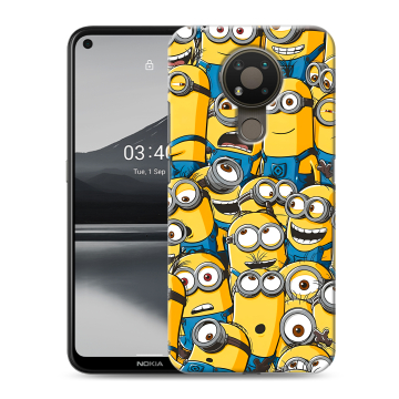 Силиконовый чехол на Nokia 3.4 с принтом Миньоны Силиконовый чехол на Nokia 3.4 с принтом Миньоны