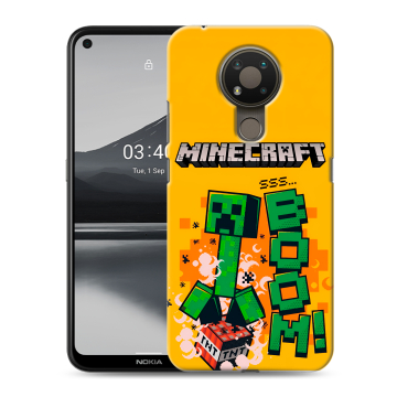 Силиконовый чехол на Nokia 3.4 с принтом Майнкрафт Minecraft Силиконовый чехол на Nokia 3.4 с принтом Майнкрафт Minecraft