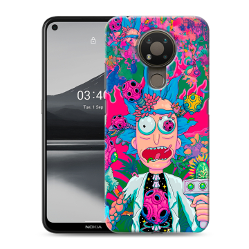 Силиконовый чехол на Nokia 3.4 с принтом Рик и Морти Rick Morty Силиконовый чехол на Nokia 3.4 с принтом Рик и Морти Rick Morty