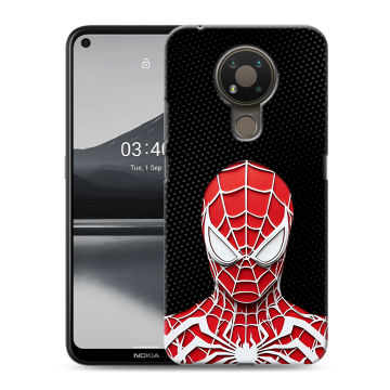 Силиконовый чехол на Nokia 3.4 с принтом человек паук spiderman Силиконовый чехол на Nokia 3.4 с принтом человек паук spiderman