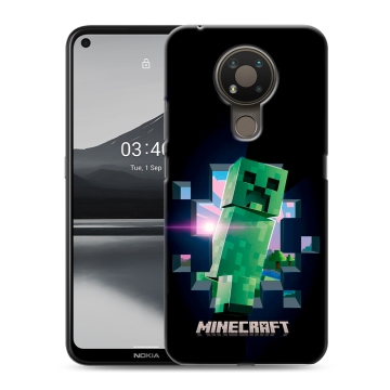 Силиконовый чехол на Nokia 3.4 с принтом Майнкрафт Minecraft Силиконовый чехол на Nokia 3.4 с принтом Майнкрафт Minecraft