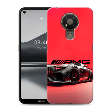 Силиконовый чехол на Nokia 3.4 с принтом Мерседес Mercedes AMG