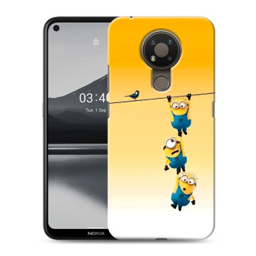Силиконовый чехол на Nokia 3.4 с принтом Миньоны Силиконовый чехол на Nokia 3.4 с принтом Миньоны