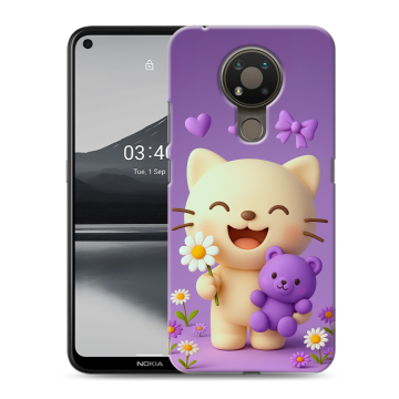 Силиконовый чехол на Nokia 3.4 с принтом для девочек Силиконовый чехол на Nokia 3.4 с принтом для девочек