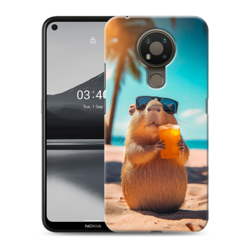 Силиконовый чехол на Nokia 3.4 с принтом Капибара